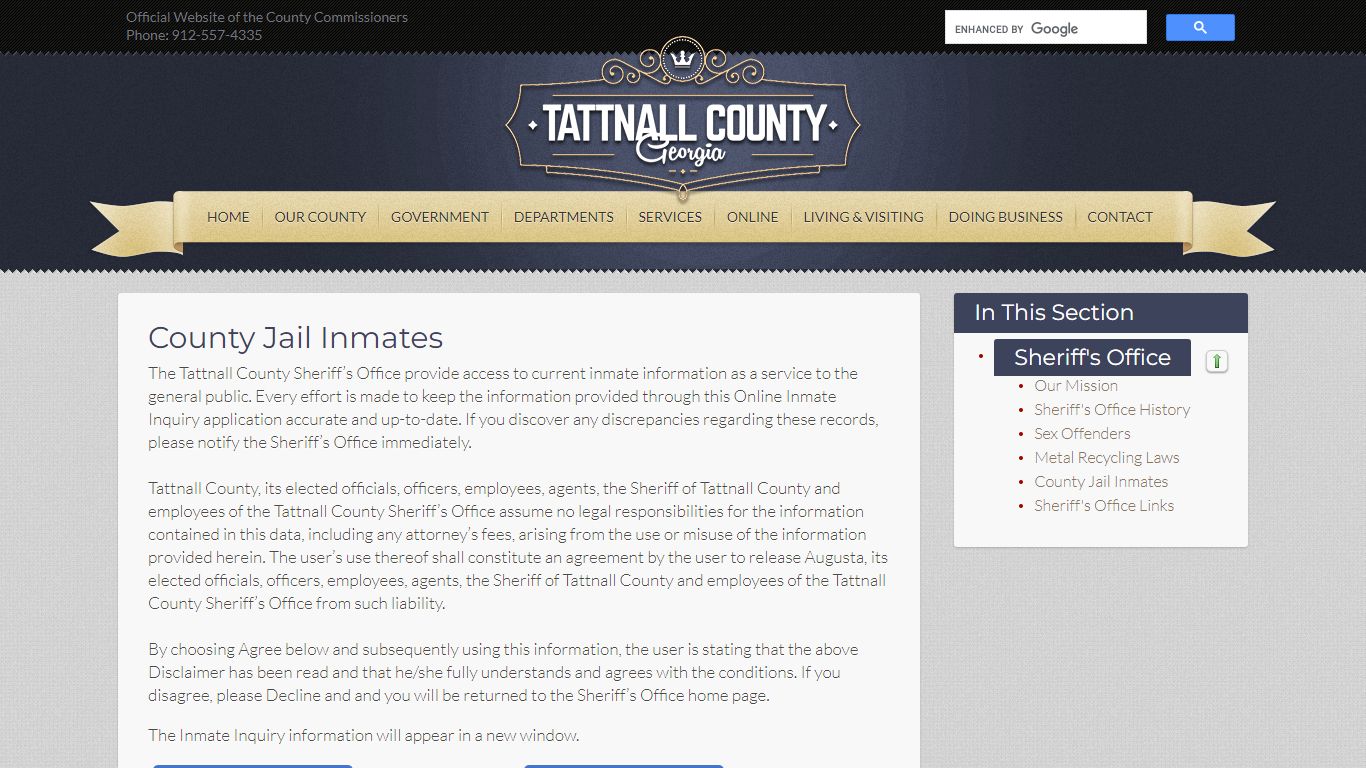 County Jail Inmates - Tattnall County, GA