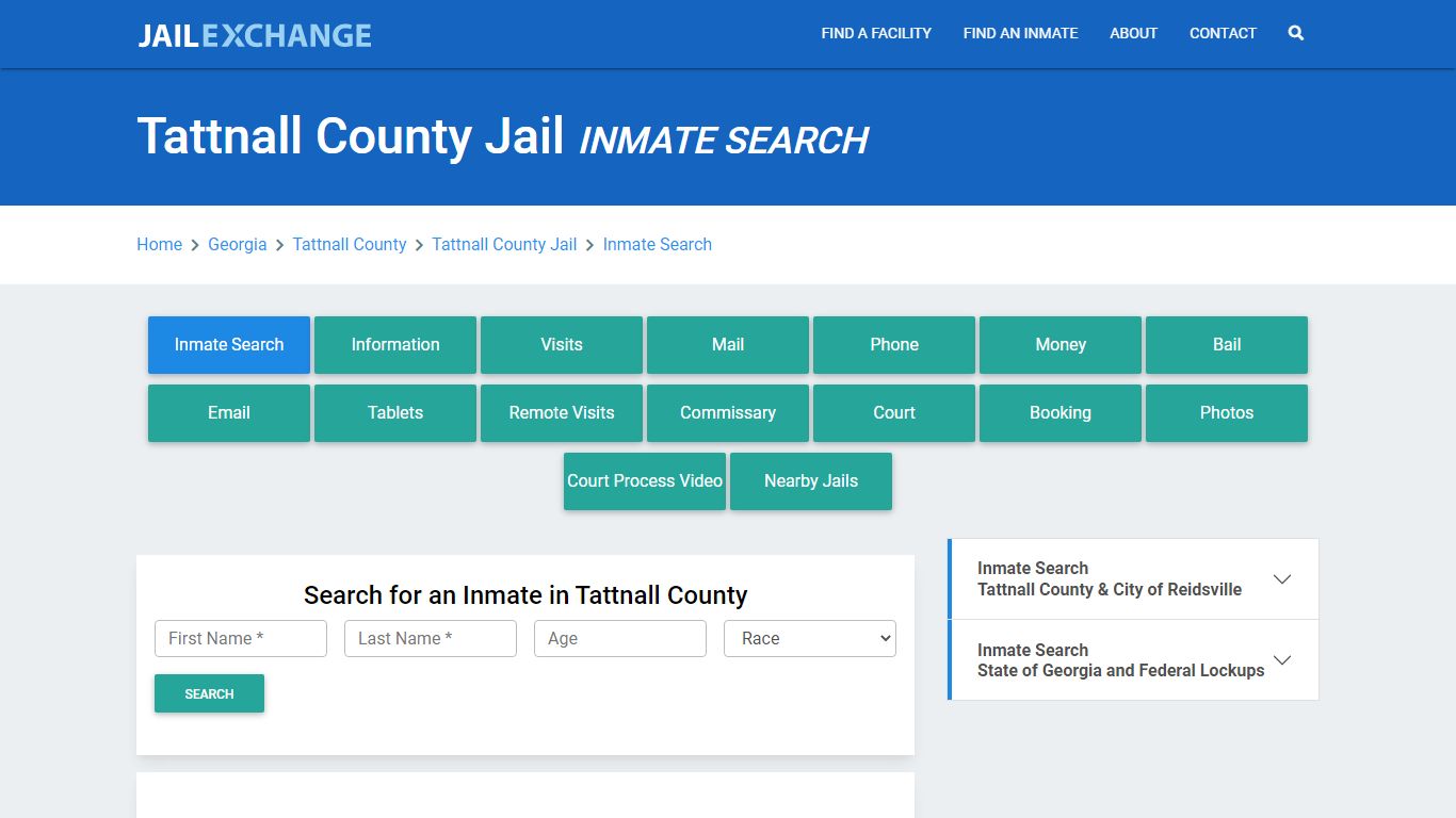 Tattnall County Jail, GA Inmate Search: Roster & Mugshots